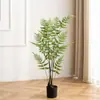 Árvore Artificial Samambaia Persa Samambaia Cavalinha Árvore-de-Maidenhair Samambaia Macaco Dourado Planta Verde para Paisagismo Grande Decoração de Chão para Casa Planta em Vaso