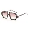 Nuevas gafas de sol poligonales personalizadas para cejas para mujer, populares en Europa y América, gafas de sol irregulares con protección solar