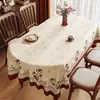 Toalha de Mesa de Luxo Leve de Alta Qualidade Impermeável e à Prova de Óleo Estilo Retro Americano Dopamina Tapete para Mesa de Jantar Estilo Ins Toalha de Mesa para Mesa de Centro