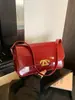 Bolso de Axila Estilo Coreano 2024 Primavera Nueva Moda Bolso de Mano Versátil con Cadena Bolso de Hombro Cruzado Pequeño Cuadrado