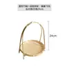 Cesta pequeña de bambú tejida a mano para el hogar, cesta para frutas, postres, snacks, charola para repostería, canasta pequeña de bambú, cesta multicapa