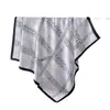 Lenço Quadrado Grande Estampado de Seda Artificial Retro Moda Lenço de Seda Xale Lenço de Cabeça Toalha de Praia Protetor de Pescoço Lenço de Pescoço Lenço Decorativo para Mulheres