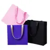 Bolsa tote de alta qualidade sem fundo, sacola de compras de vestuário feita sob medida, impressão de logotipo personalizado, sacola de papelão branco, sacola de presente personalizada