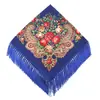 Estilo Étnico Retrô Franja Quadrado Primavera Verão Outono Inverno Baotou Bigode Lenço Boêmio Flor Comércio Exterior Lenço