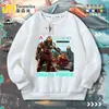 Moletom Delta Force Clothing Temático de Ação Lobo Vermelho Corrosão Rosa Dourada Gola Redonda para Homens e Crianças Manga Longa