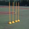Barra de Señalización para Entrenamiento Auxiliar de Fútbol Examen de Ingreso a la Escuela Secundaria para Niños Baloncesto Deportes Rojo y Blanco Carrera de Serpientes Barra de Entrenamiento con Obstáculos