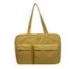 Nuevo modelo transfronterizo para otoño e invierno 2026, bolso de mano de gran capacidad, estilo coreano, color sólido, ligero, simple, casual, bolso de hombro versátil