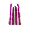 Bolsas de Plástico Desechables de Alto Valor para Empaque de Puestos Empaque de Alimentos Tira de Color Transparente Empaque para Barbacoa Engrosadas Tamaño Grande