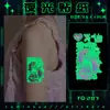 Tatuagem Adesivo Colorida Luminosa Unicórnio dos Sonhos Segura Duradoura à Prova d'Água Arco-Íris Infantil Não Tóxico Adesivo Cartoon Braço