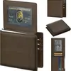 Cartera de Cuero Anti-Robo RFID de Amazon Personalizable de Negocios Multifuncional 70% de descuento Cartera Desmontable Ultradelgada para Hombres