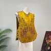 Novo Colete Jacquard Bordado Estilo Étnico de Luxo Leve Chinês Gola Alta Solto Generoso Chegada Nova Outono 2026 Colete Xale