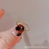 Anel Aberto Letra para Mulheres, Joia de Nicho de Alto Padrão, Anel de Personalidade de Luxo Leve, Anel Aberto Versátil de Moda Exquisito