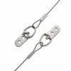 Corda de Aço Inoxidável para Pendurar Quadros, Forte Capacidade de Carga, À Prova de Vento, Cabo de Aço para Pendurar ao Ar Livre, Durável e Estável
