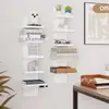 Prateleira de Armazenamento de Parede Transfronteiriça, Prateleira de Parede Simples de Armazenamento Doméstico de Múltiplas Camadas, Prateleira de Decoração de Parede para Sala de Estar e Quarto