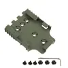 Placa de conexão do adaptador de fivela de liberação rápida Amazon transfronteiriça, acessórios de montagem, base de transferência de coldre tático de puxada rápida