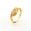Anillo de apertura de moda exagerada de personalidad hip-hop animal leopardo transfronterizo, anillo dominante ajustable para damas