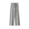 Calças de Perna Reta para Outono e Inverno, Calças de Cashmere Espessadas para Crianças, Calças de Lã Nova Tricotadas de Perna Larga para Crianças Maiores, Calças de Bebê para Meninas