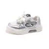Tenis de Dibujos Animados para Niñas Otoño 2024 Nuevos Zapatos Infantiles Zapatos de Patineta Rosas para Niña Zapatos Casuales para Niños Medianos y Grandes