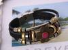 Pulsera de Cuero Vacuno con Hebilla de Acero Inoxidable con Cuentas de Venta Caliente de AliExpress, Longitud Ajustable, Pulsera de Cuero Vintage Hecha a Mano