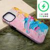 Popular en Tiktok Estilo Artístico Colorido Pintura al Óleo Funda de Teléfono de Doble Capa de Alta Gama para iPhone 15 para Apple 18Promax