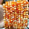 Ágata de fuego nueva transfronteriza cuentas sueltas cadena hecha a mano accesorios joyería diy ropa popular ágata venta directa de fábrica al por mayor