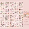 Libro de Pegatinas para Mascotas Ordenado de las Cuatro Estaciones 20 Piezas de Material de Fotografía de Viajes para Niñas Decoración DIY Libro de Pegatinas de Aspecto Elegante