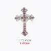 Cross-border New Nail Art Alloy Grande Cross Jewelry Simples Combinando Estilo Punk Alloy Nail Decoração Drill