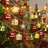 Luzes de Atmosfera LED de Natal com Luzes de Corda Decorativas Luzes de Árvore de Natal Decoração de Cena de Loja Enfeites