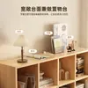 Estante de Livros Armário de Grade Doméstico Armário de Armazenamento Multicamadas Armário Lateral Integrado de Parede Armário de Armazenamento de Chão Armário de Armazenamento Simples para Sala de Estar