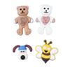 Accesorios de goma blanda de PVC, accesorio principal para perro Abeja, accesorios DIY, funda para teléfono móvil, decoración de taza de agua, parche, material para accesorios de pelo de coche