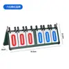 Marcador Baloncesto Marcador de Baloncesto Marcador de Tarjetas Giratorias Competición de Tenis de Mesa Marcador de Mesa de Tenis de Mesa con Tapa Giratoria