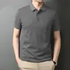 Camisa Polo Clásica Simple Versátil Cómoda Transpirable de Manga Corta para Hombre Ajuste Delgado Sin Planchar Color Sólido Cuello