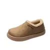 Clima Nevado al Aire Libre Suela Gruesa Invierno Dos Usos Más Terciopelo Slip-On Zapatos Postparto 2026 Zapatos de Algodón Cálidos Zapatos de Algodón Engrosados para Mujer