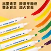 Marcadores Acrílicos Lavables Deli Stationery para Estudiantes y Niños, Marcadores de Arte Especializados, Plumas de Color Impermeables y que No Corren