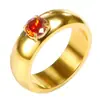 Anillo de moda de lujo avanzado súper brillante con un solo diamante, temperamento europeo y americano, personalidad popular, anillo de acero de titanio para mujer, no se decolora, venta al por mayor