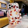 Funda transparente con diseño de hojas otoñales para Apple 14, cobertura completa, resistente a caídas, para iPhone 13 Pro/11/12/15 Pro Max