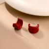 Aretes de aro de esmalte de dopamina de color para mujer 2025 nuevos populares ins aretes coreanos aretes simples