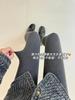 ¡Otoño e invierno fueron locos para mostrar leggings grises delgados forrados de felpa! ~ las rayas verticales son muy delgadas y ligeramente prensadas hacia el negro cálido