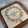 Plata de pie Fu 999.9 oro retro cobre hueco seguro colgante fortuna Nafu valiente pulsera de plata de ley al por mayor