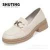 Sapatos Loafers Populares 2026, Sapatos Femininos Slip-On, Sola Macia, Sola Grossa Confortável, Estilo Primavera e Outono, Design Super Bonito