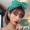 Faixa de Cabelo de Celebridade da Internet com Laço Gigante, Faixa de Cabelo de Lã com Aba Larga Estilo Ins para Outono e Inverno, Adequada para Usar na Rua ou como Acessório de Cabelo para Lavar o Rosto