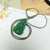 Colgante de Jade Aventurina Natural Guanyin Colgante de Jade Aventurina Verde Guanyin Buda Colgante de Jade Buda Maitreya Guanyin de Jade Mayoreo