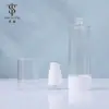 Botella transparente de AS de 15-120 ml para loción al vacío con dispensador de bomba de pico de pato, botella vacía para esencia, base de maquillaje y cosméticos
