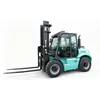 Empilhadeira off-road integrada de quatro rodas motrizes de 3,5 toneladas, modelo compacto para transporte e carga/descarga em canteiros de obras externos lamacentos