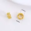 Anel de Corrida com Pérola Banhada a Ouro de Alta Retenção de Cor Espaçador de Turquesa Contas Vazadas Perfuradas Acessórios de Joias para Pulseira DIY