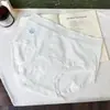 "Campo de Algodão ao Luar" Roupa Íntima Feminina 100% Algodão Alta Elasticidade Não Aperta Cintura Média Algodão Puro Respirável Probiótico 10A Virilha Antibacteriana