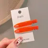 Pinzas para el pelo estrechas sin costuras de colores macarrón a la moda estilo coreano para peinado de maquillaje, pinzas para el pelo versátiles y elegantes