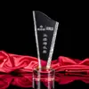 Trofeo de Cristal de Gama Alta Hecho a Medida para Empresas Creativas, Concursos Escolares de Oratoria, Premios Anuales y Regalos Conmemorativos
