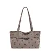 Bolso de mujer transfronterizo nuevo 2026, bolso de hombro de lunares, bolso de hombro simple y fresco, bolso tote de gran capacidad para el día a día, moderno