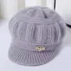 Chapéus de outono e inverno para pessoas de meia-idade e idosos, chapéus quentes para avós, mães, idosos, forrados com lã e fleece, senhoras idosas, chapéus de algodão de inverno